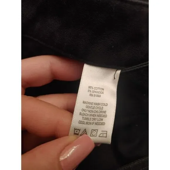 C Wonder Women's Size 8 Black Lightweight Jeans - Picture 5 of 8